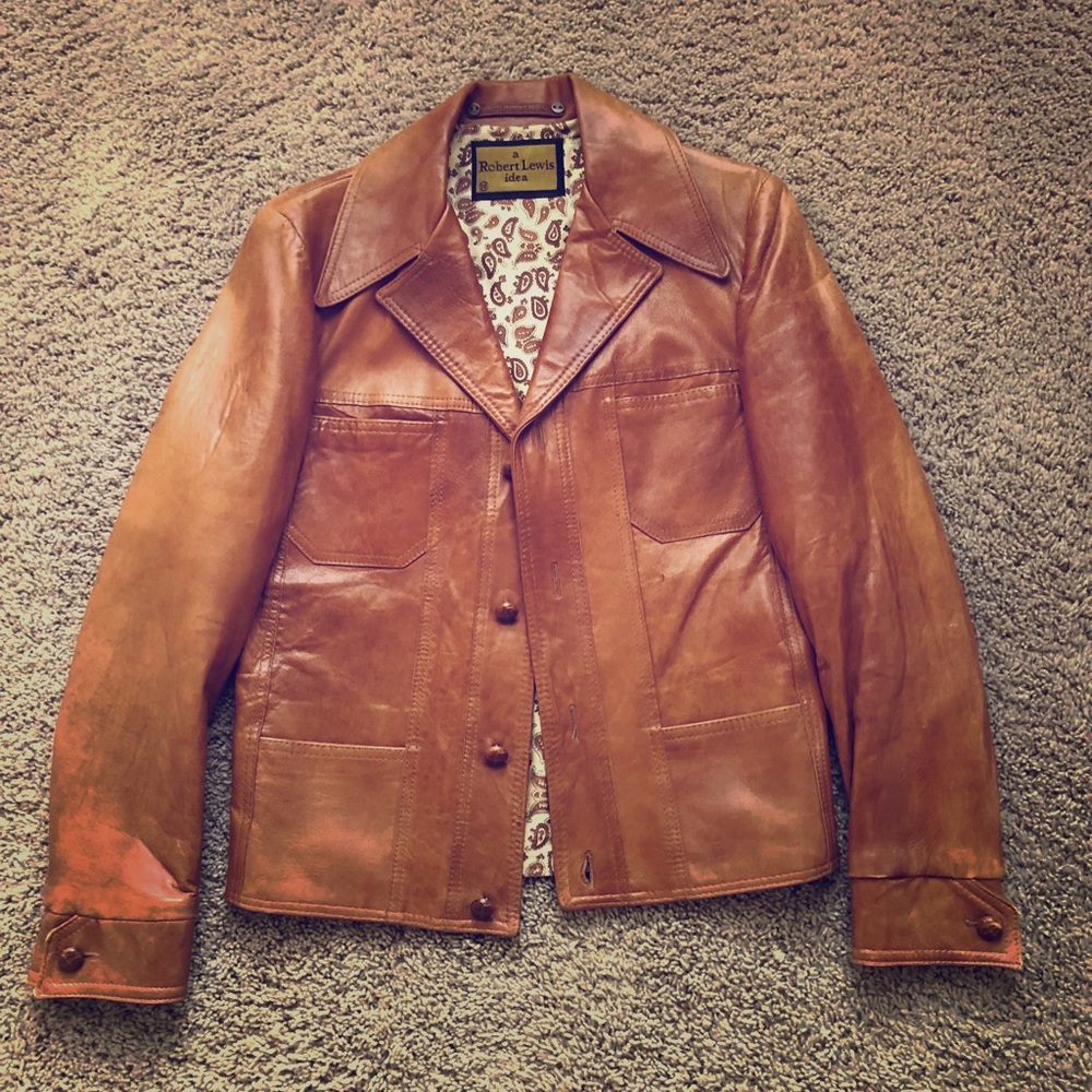 Vintage leather jacket